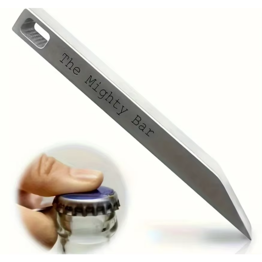 Edc Everyday Carry - Mighty Bar Pocket Knife & Bottle