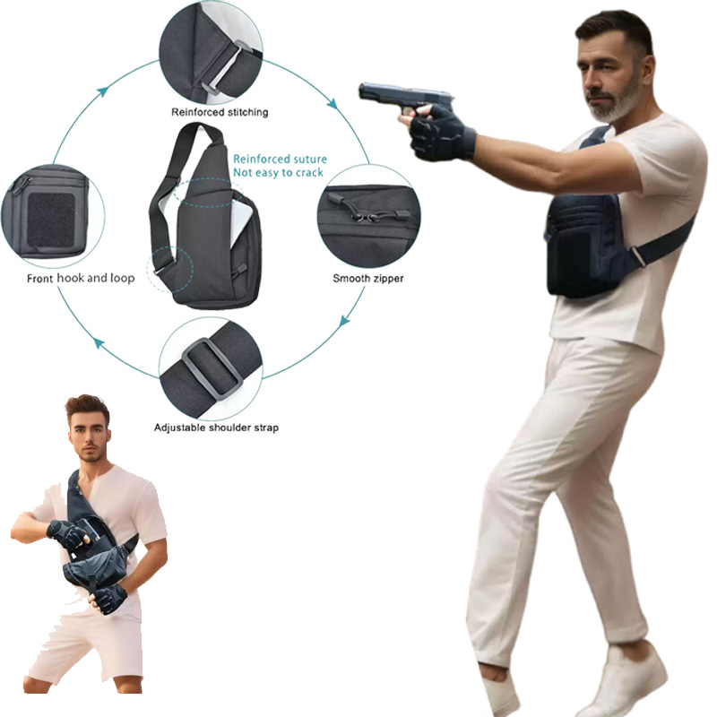Tactical Pistol Gun Bag Concea - Edc Concealed Carry Sling Bag review and price