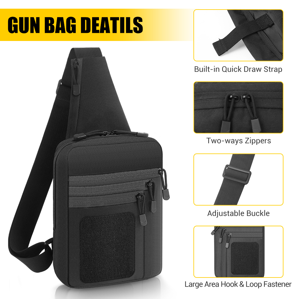 Tactical Pistol Gun Bag Concea - Edc Carry Bag For Pistol review and price