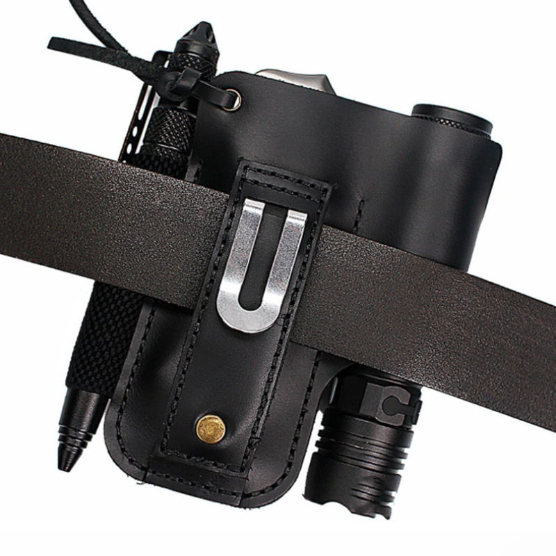 EDC Leather Flashlight Tool Ho - Edc Carry Belt Pouch review and price