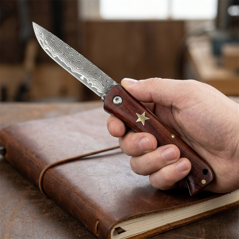 Compact Outdoor Survival Damas - Edc Pocket Carry Fixed Blade review and price